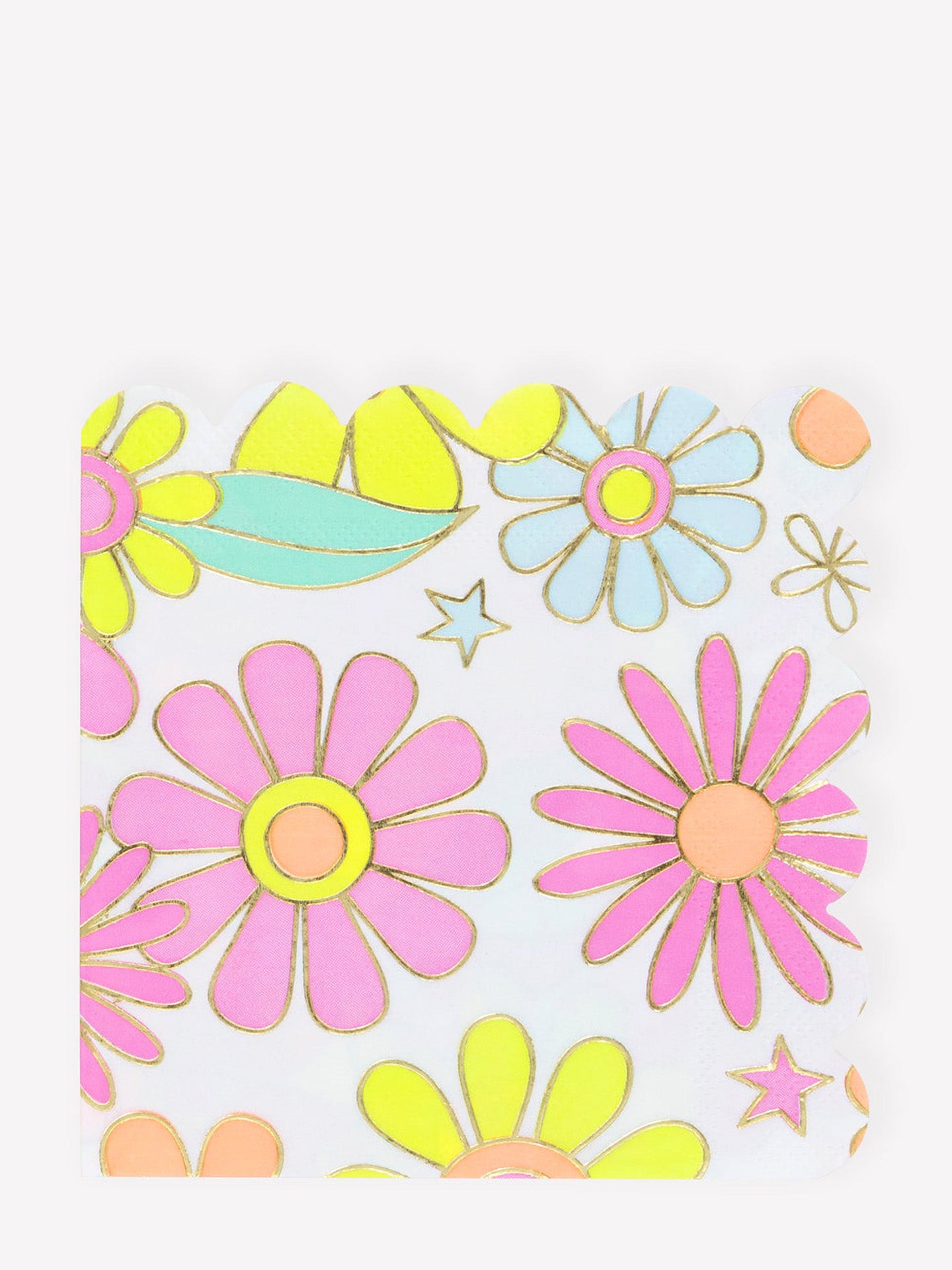 Flower power, cocktail napkins