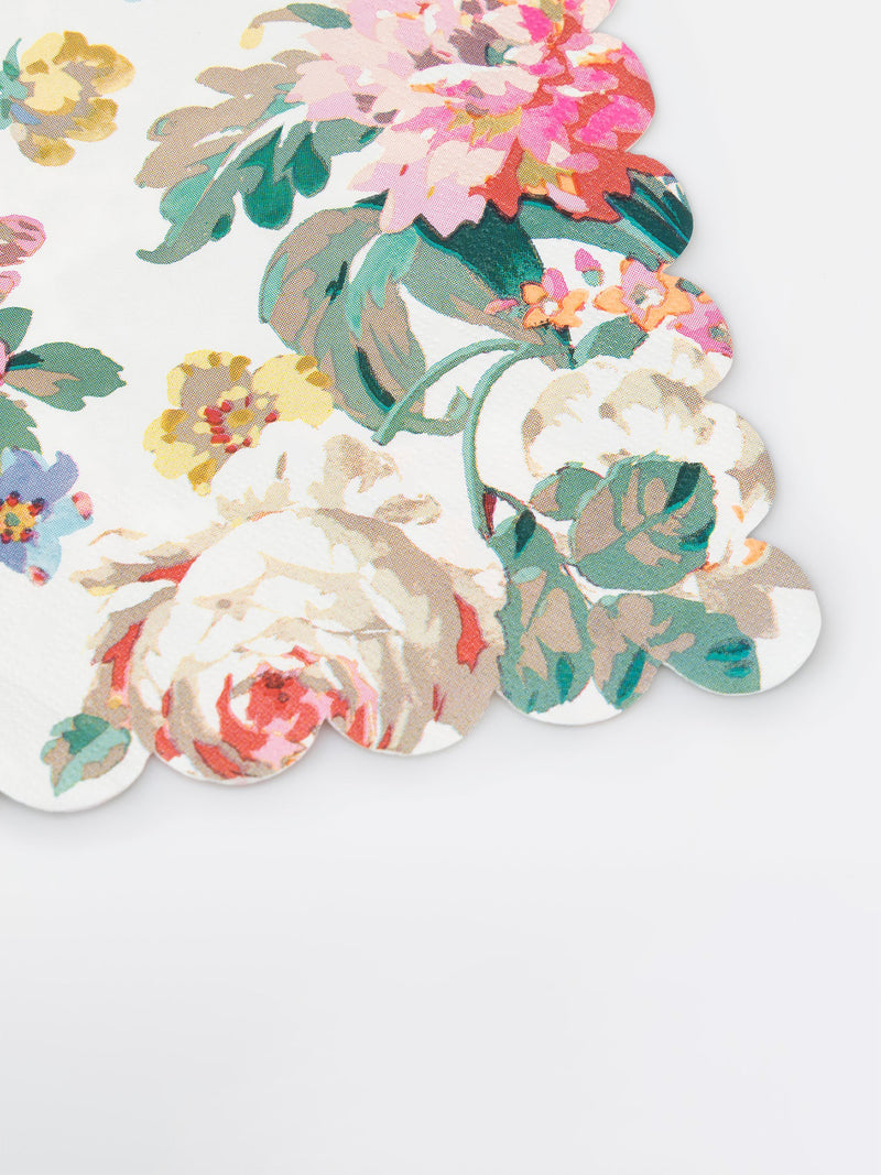 Rococo floral dinner napkins