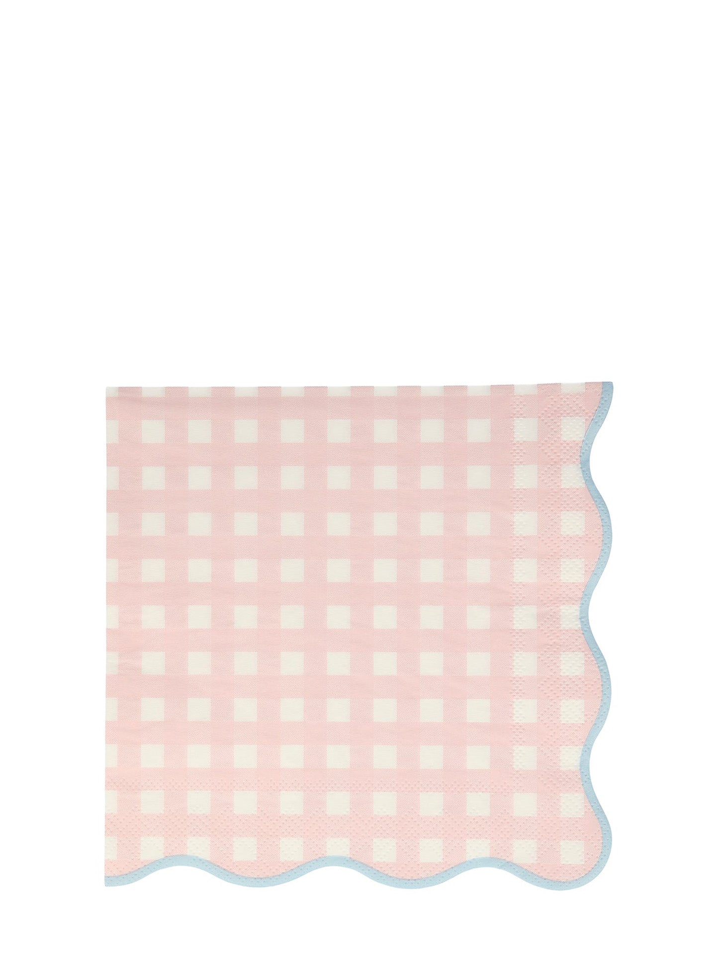 Gingham dinner napkins
