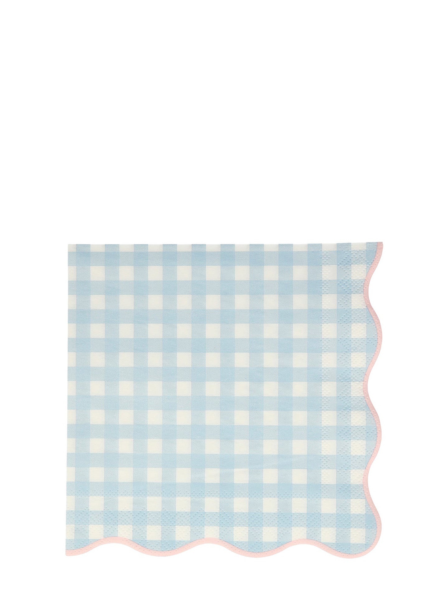 Gingham dinner napkins