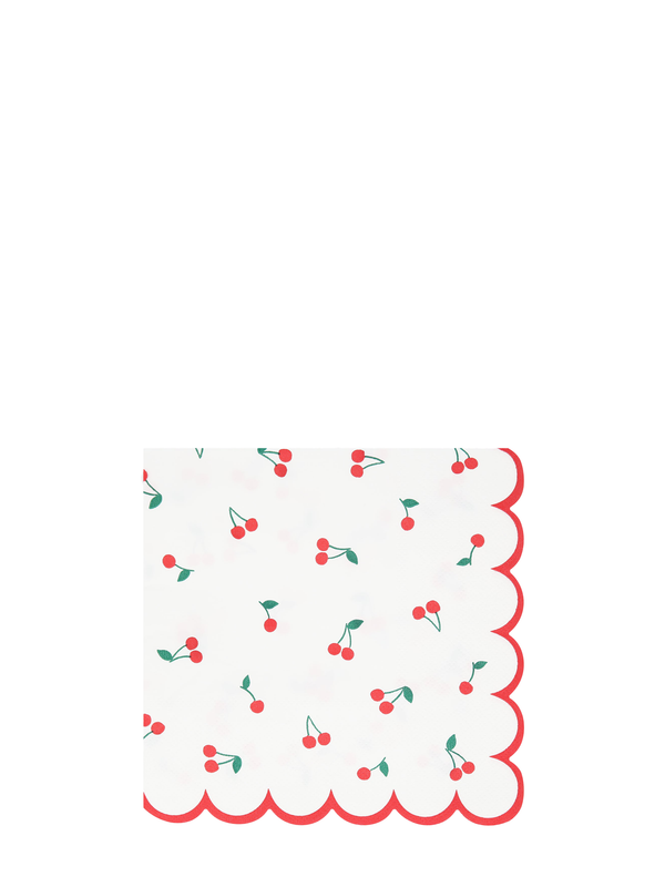 Cherries dinner napkins
