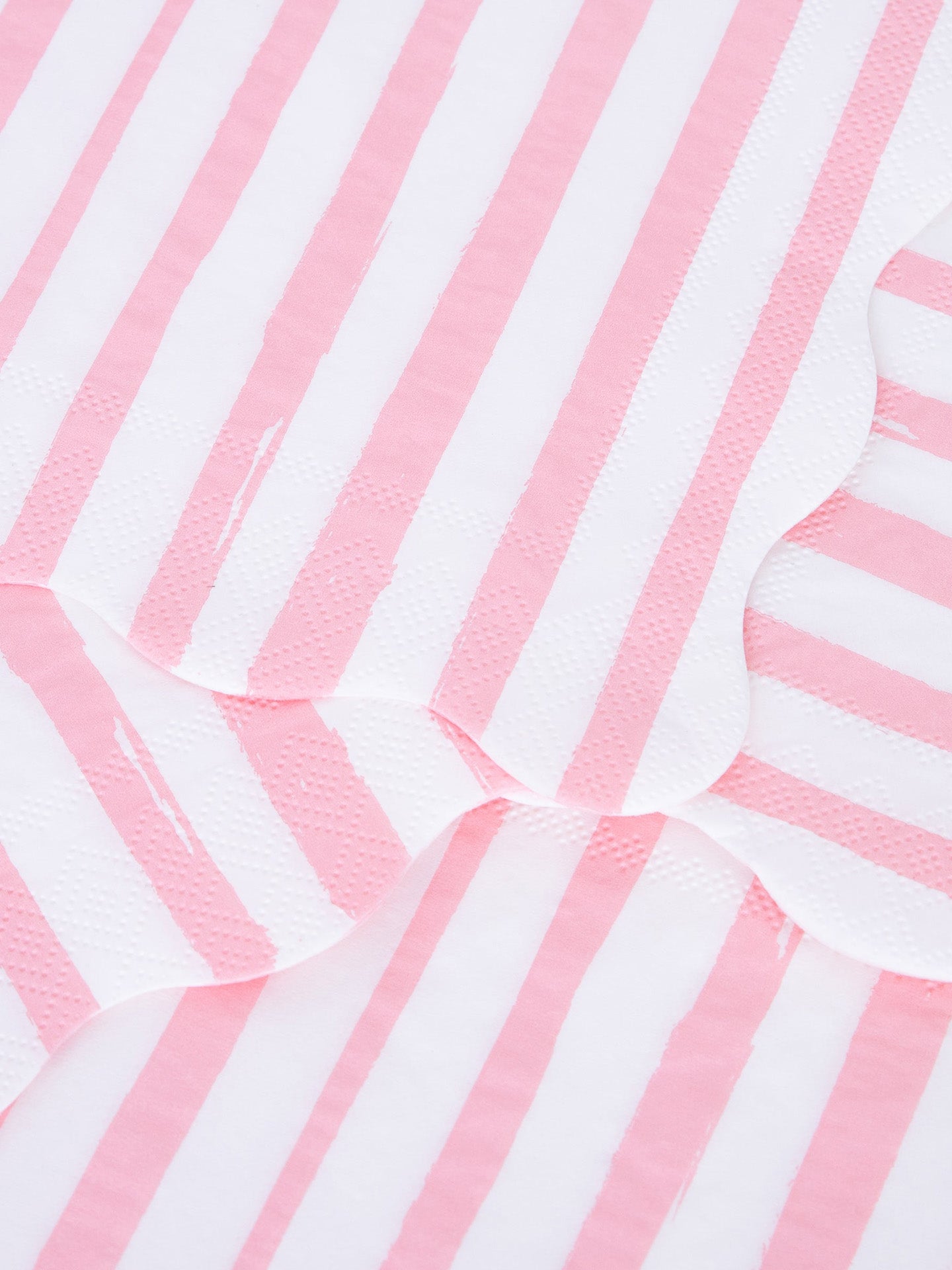 Pink Stripe Napkins, Large
