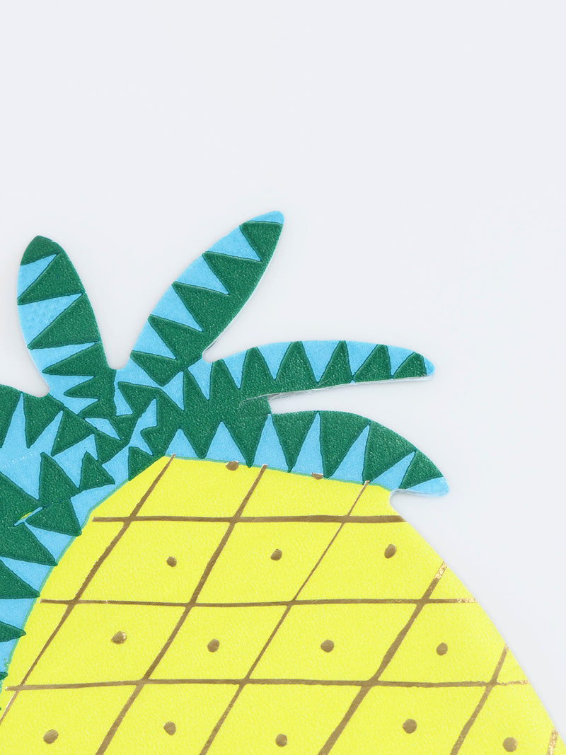 Pineapple shaped napkins