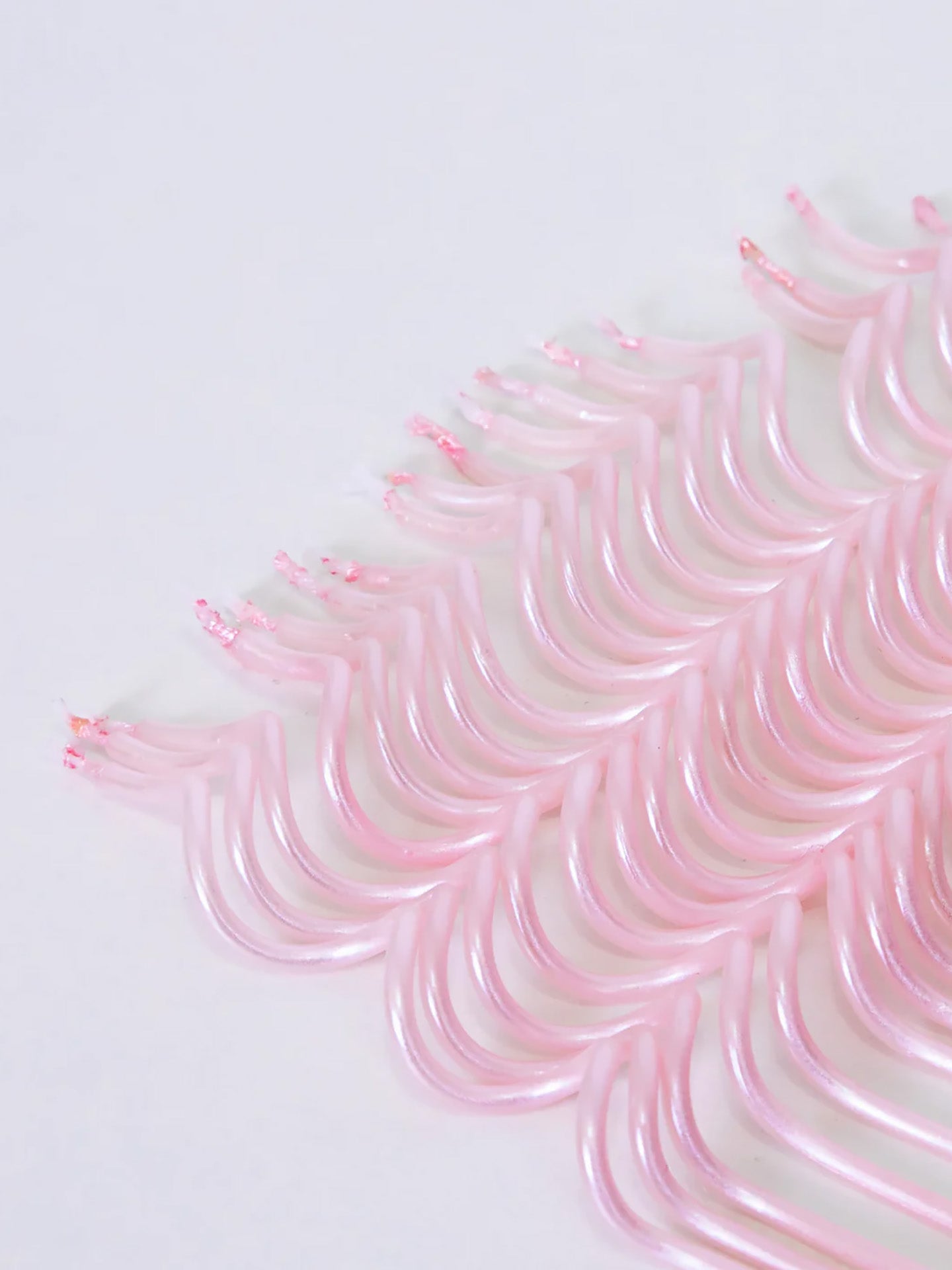 Pink swirly candles