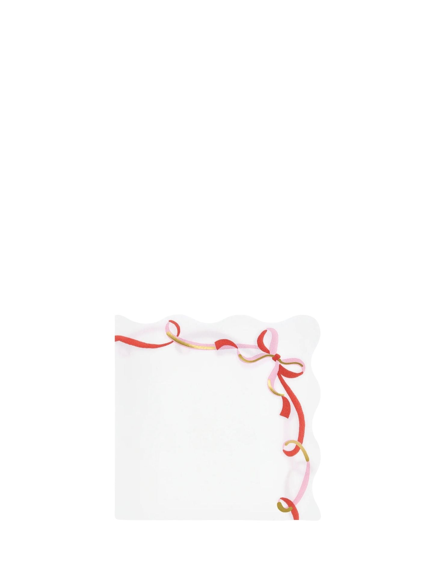 Ribbon bow  napkins, small