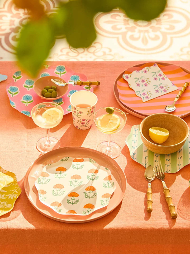 Flora cocktail napkins