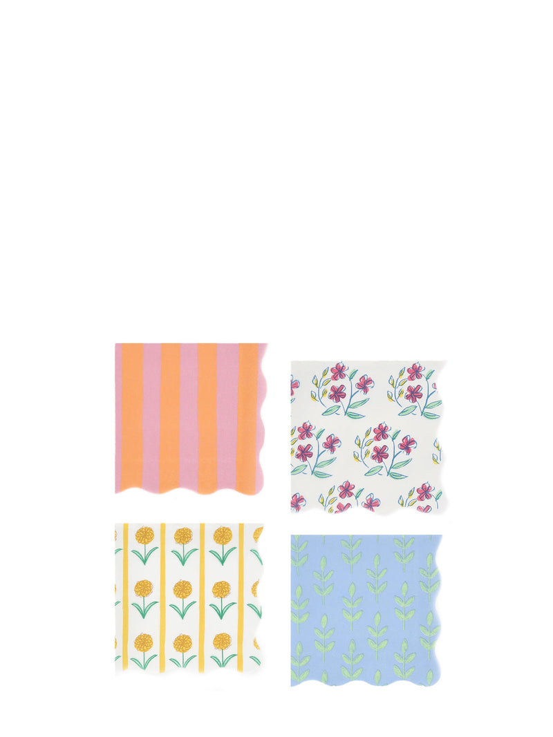 Flora cocktail napkins