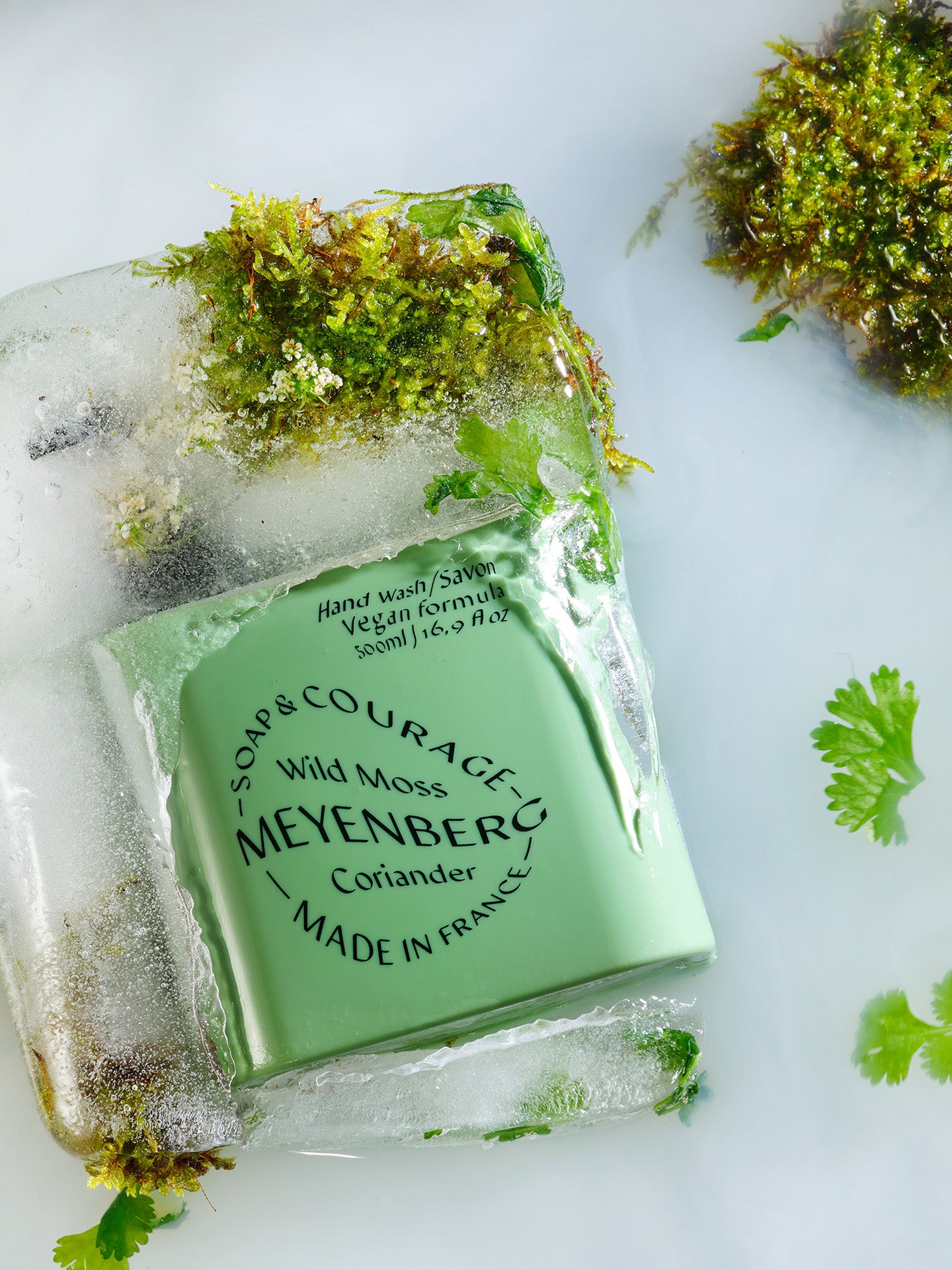 Soap & courage, hand wash wild moss & coriander, 500 ml