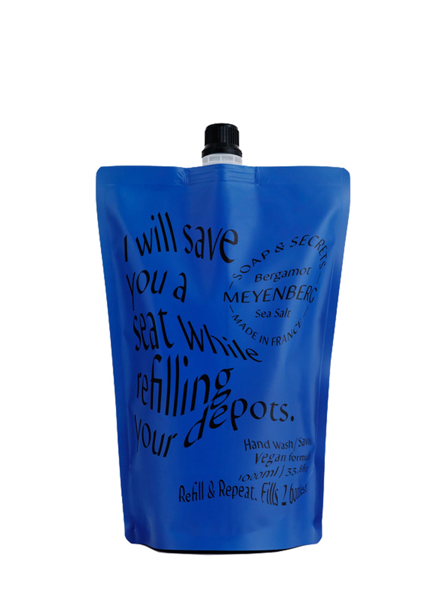 Soap & secrets refill, hand wash bergamot & sea salt, 1000 ml