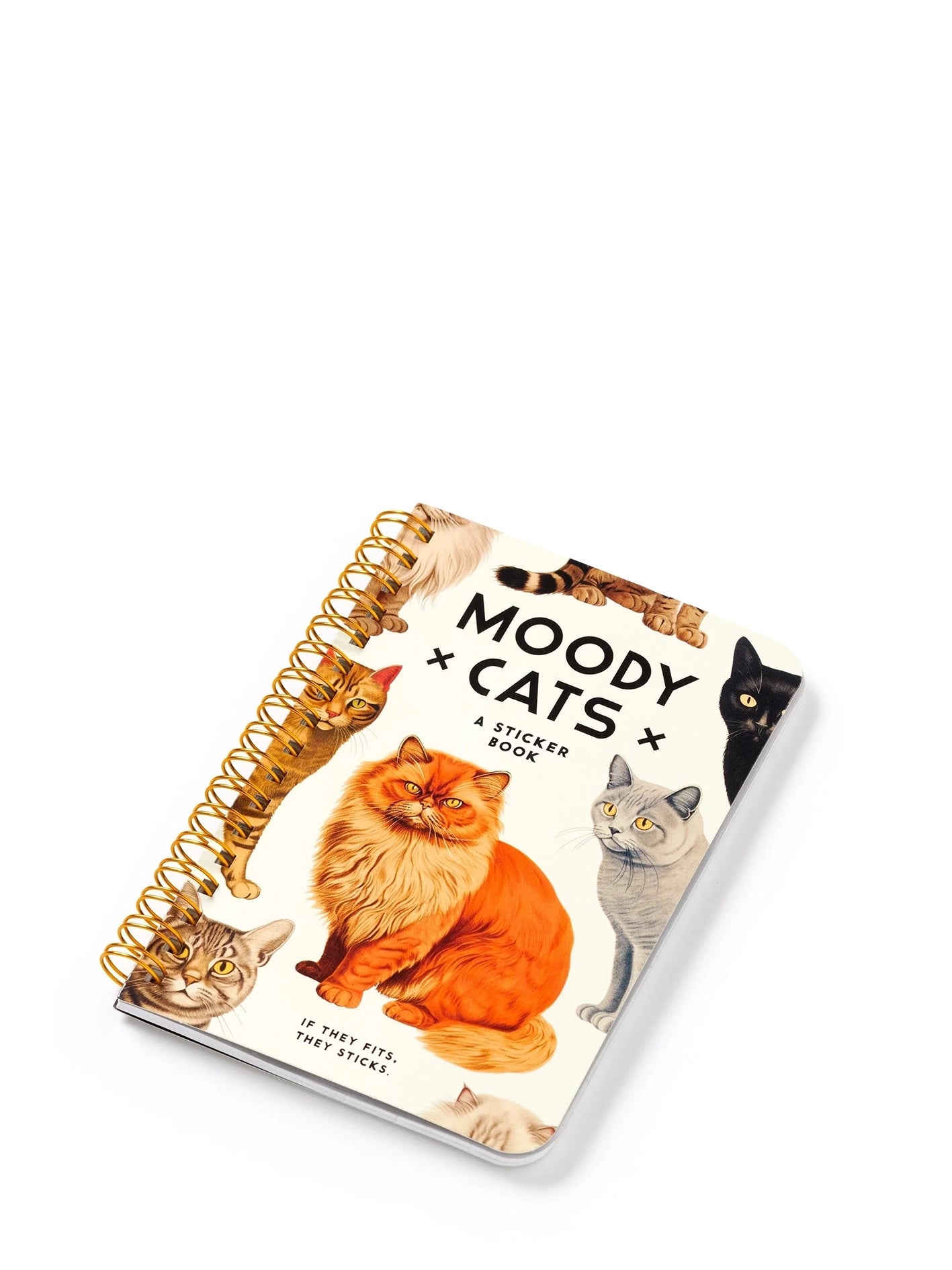 Moody Cats Sticker Book