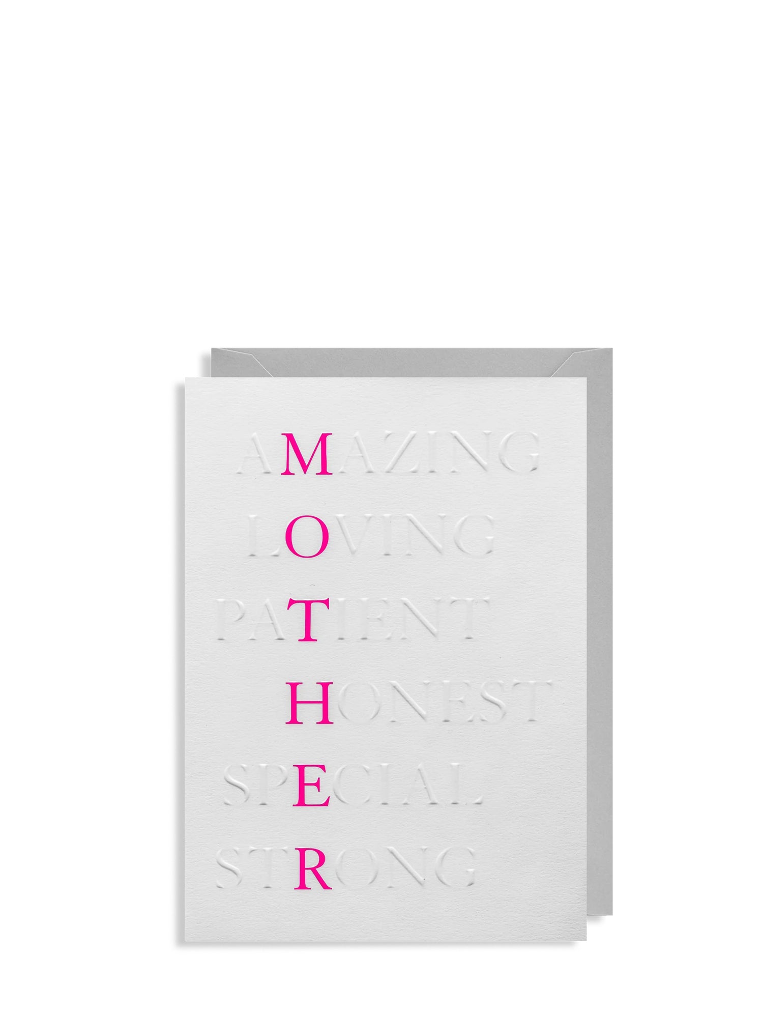 Mother (Amazing, Loving, Patient, Honest, Special, Strong) Mother's Day Card