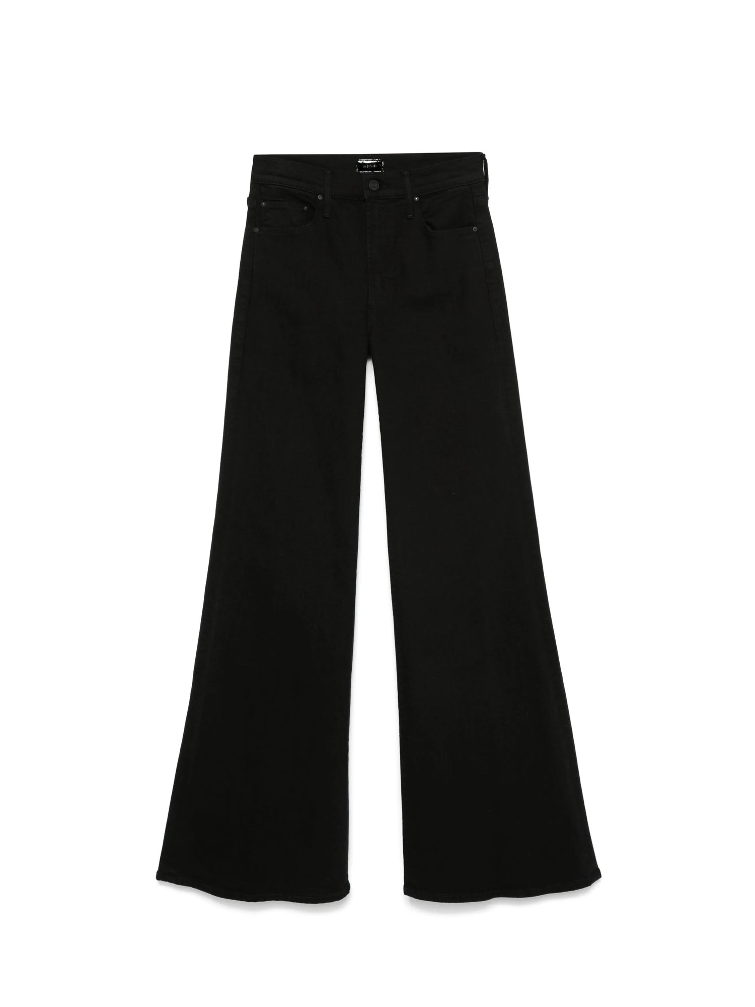 The twister sneak flared wide-leg jeans, ´Pitch´ black wash