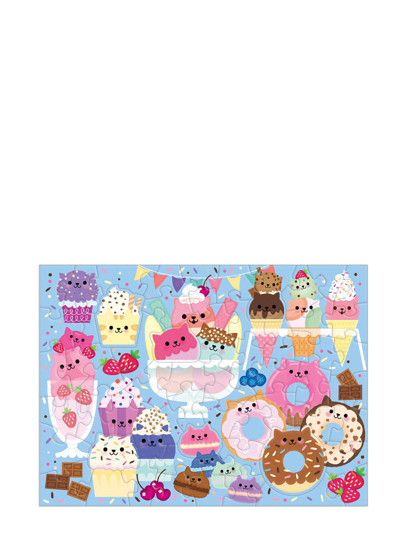 Cat cafe scratch & sniff puzzle (60 pieces)