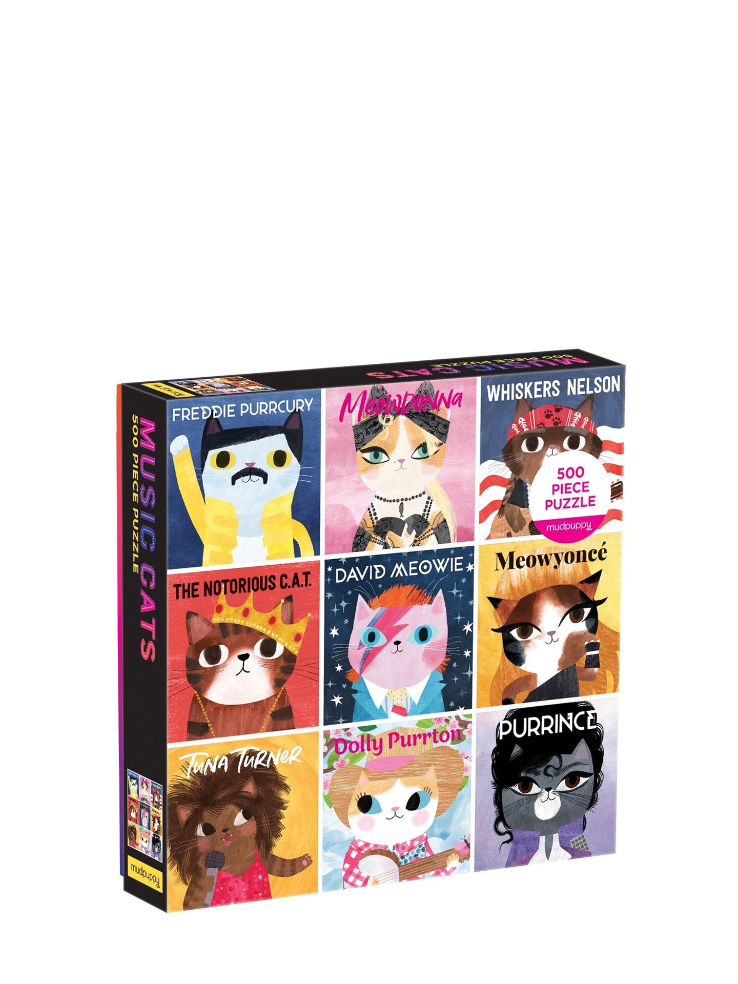 Music cats family puzzle (500 pcs)