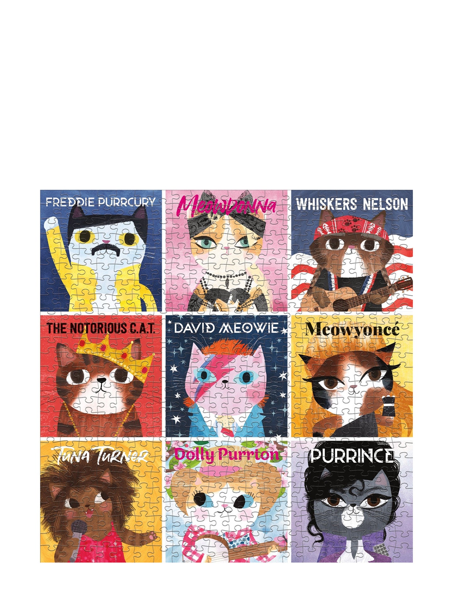 Music cats family puzzle (500 pcs)