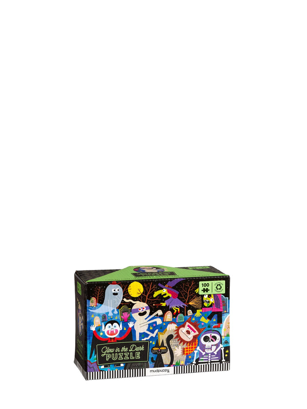 Haunted graveyard glow-in-the-dark puzzle (100 pieces)