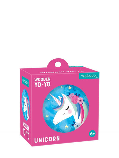 Unicorn wooden yo-yo