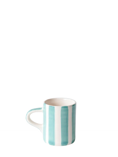 Candry stripe espresso cup, mint