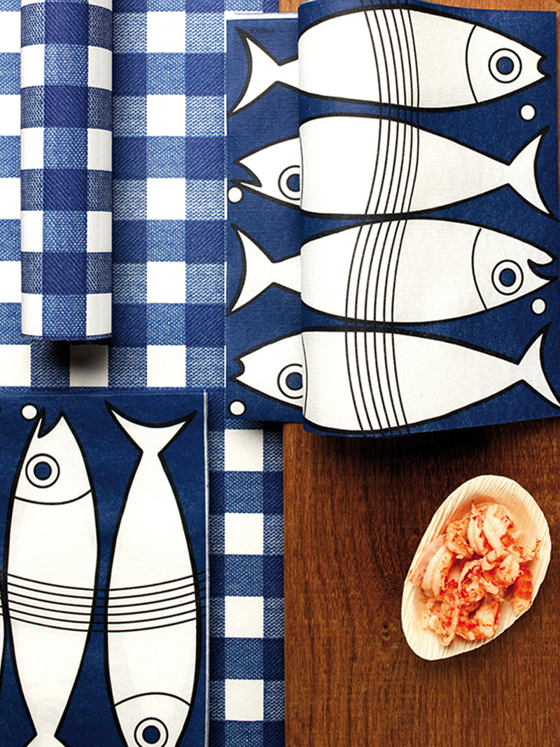 Fish dinner napkins (40x40cm)