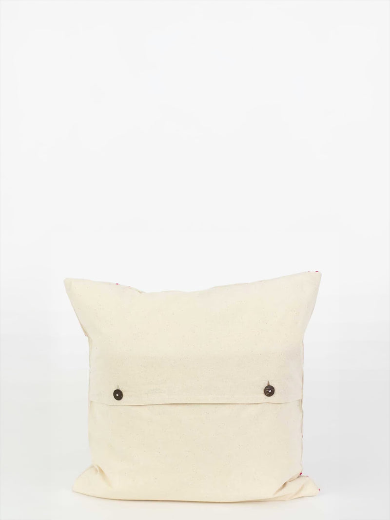 Flying Birds square patchwork cushion cover (40×40cm)