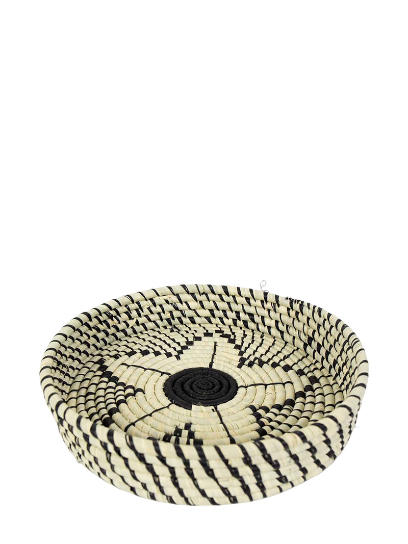 Raffia star tray, large