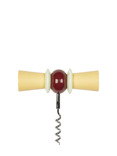 Bow tie corkscrew, amie & wine red