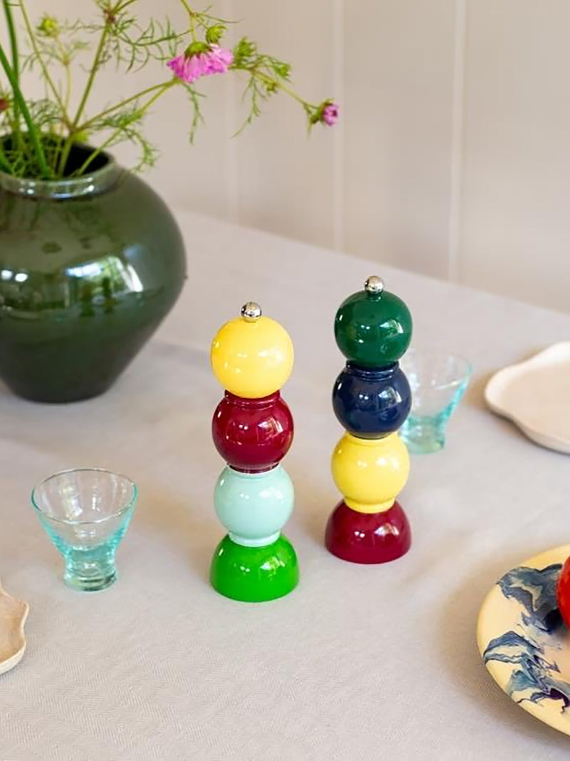 Bobbin multi salt & pepper mill, racing green (24 cm)