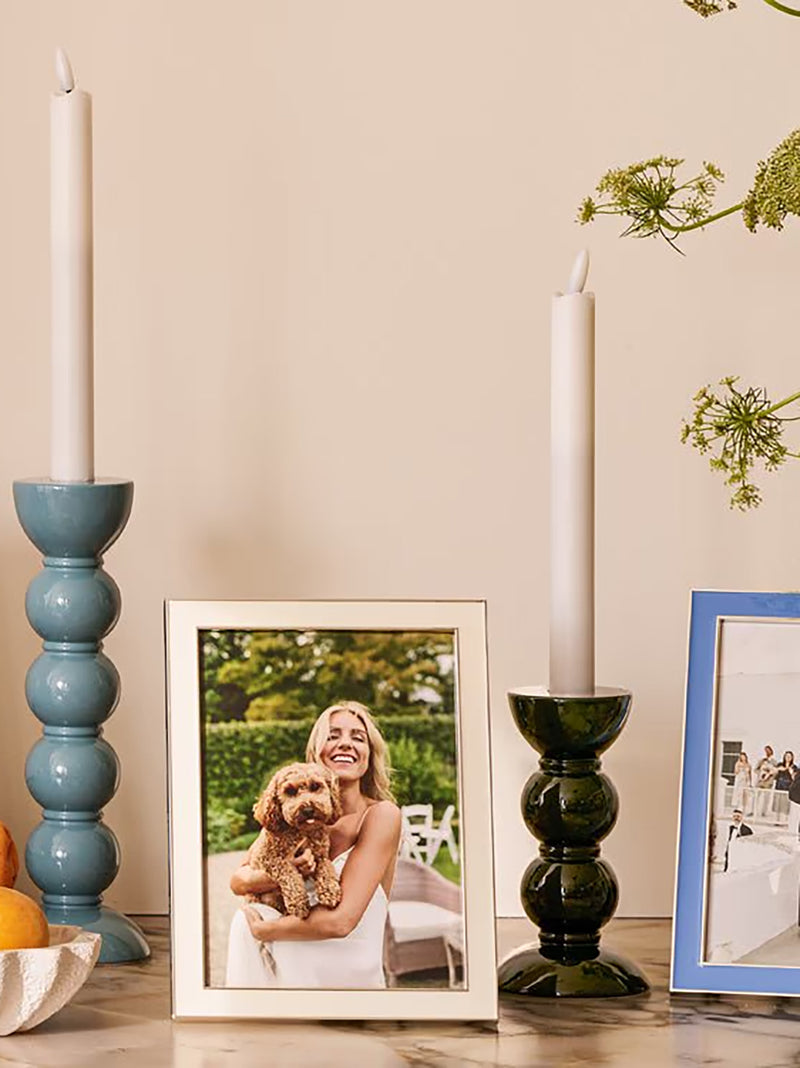 White enamel picture frame, large (20 x 25 cm)