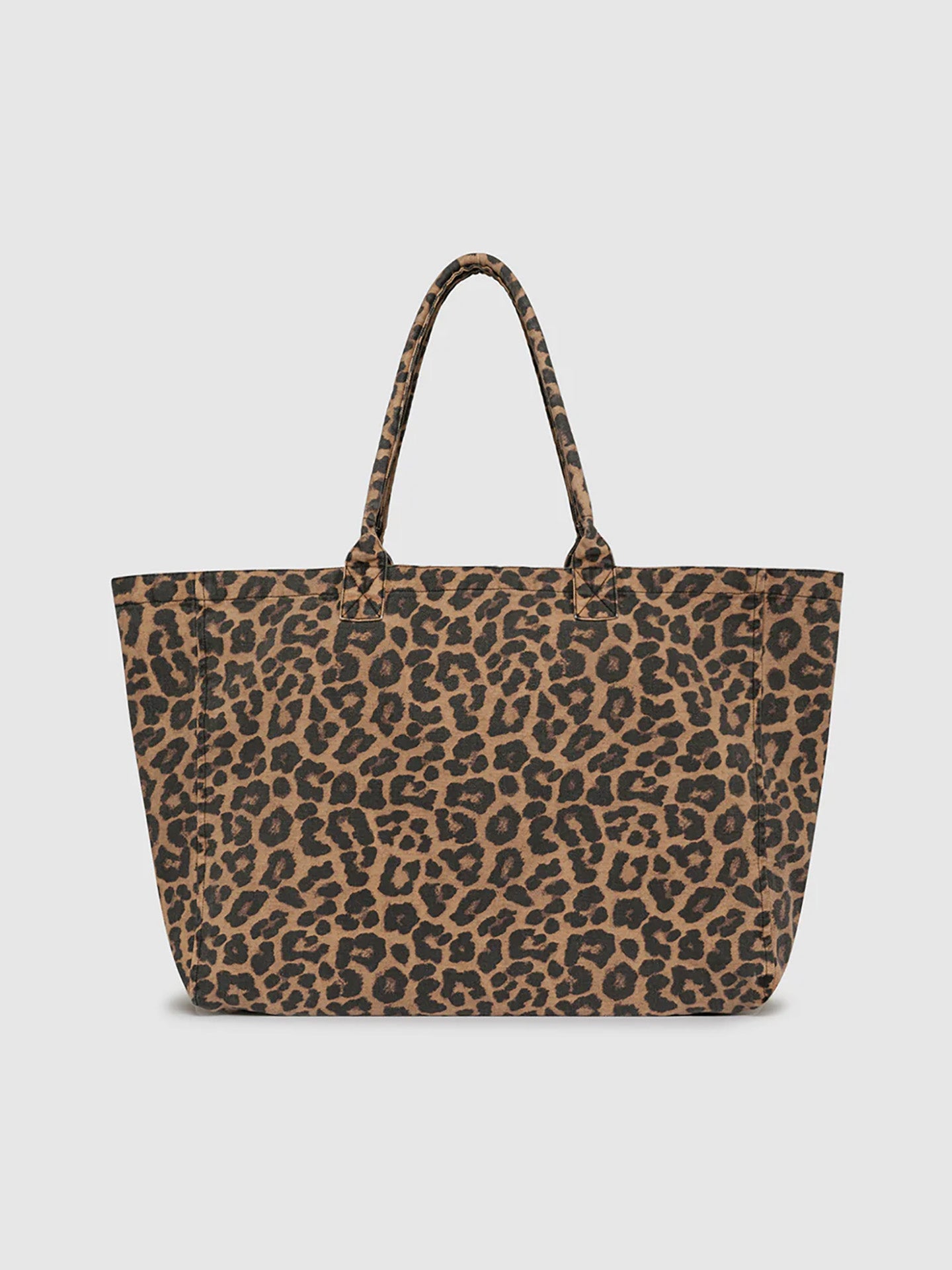 Leo canvas tote bag, leopard