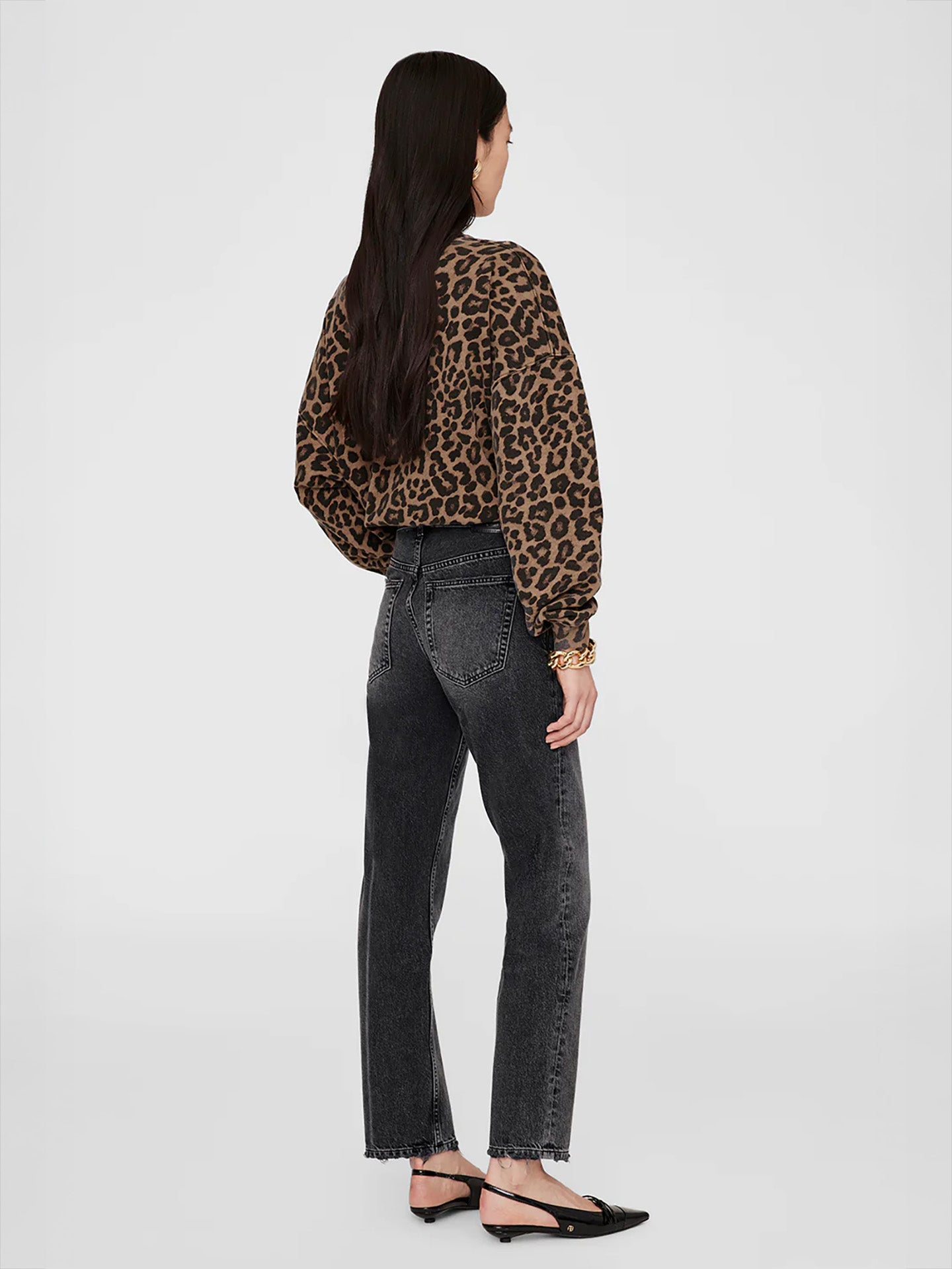 Miles sweatshirt, leopard