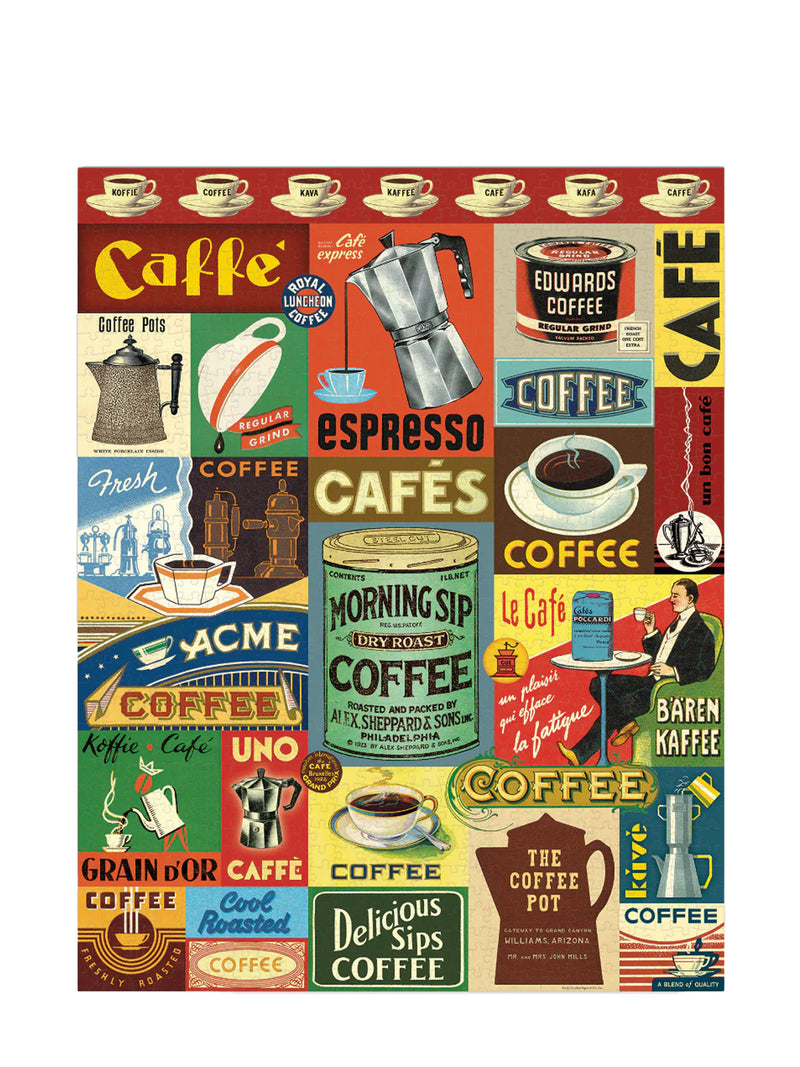 Coffee vintage puzzle (1000 pieces)
