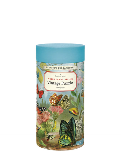 World of butterflies vintage puzzle (1000 pieces)