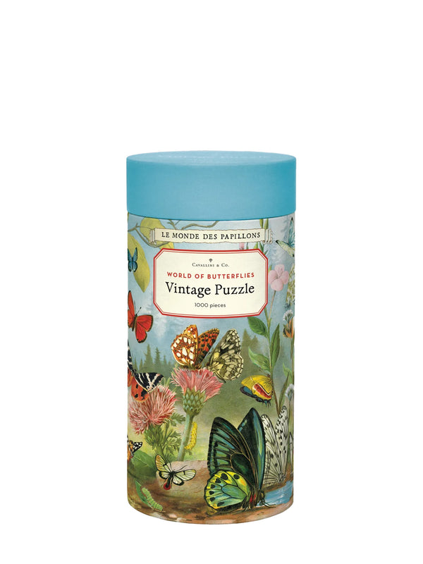 World of butterflies vintage puzzle (1000 pieces)