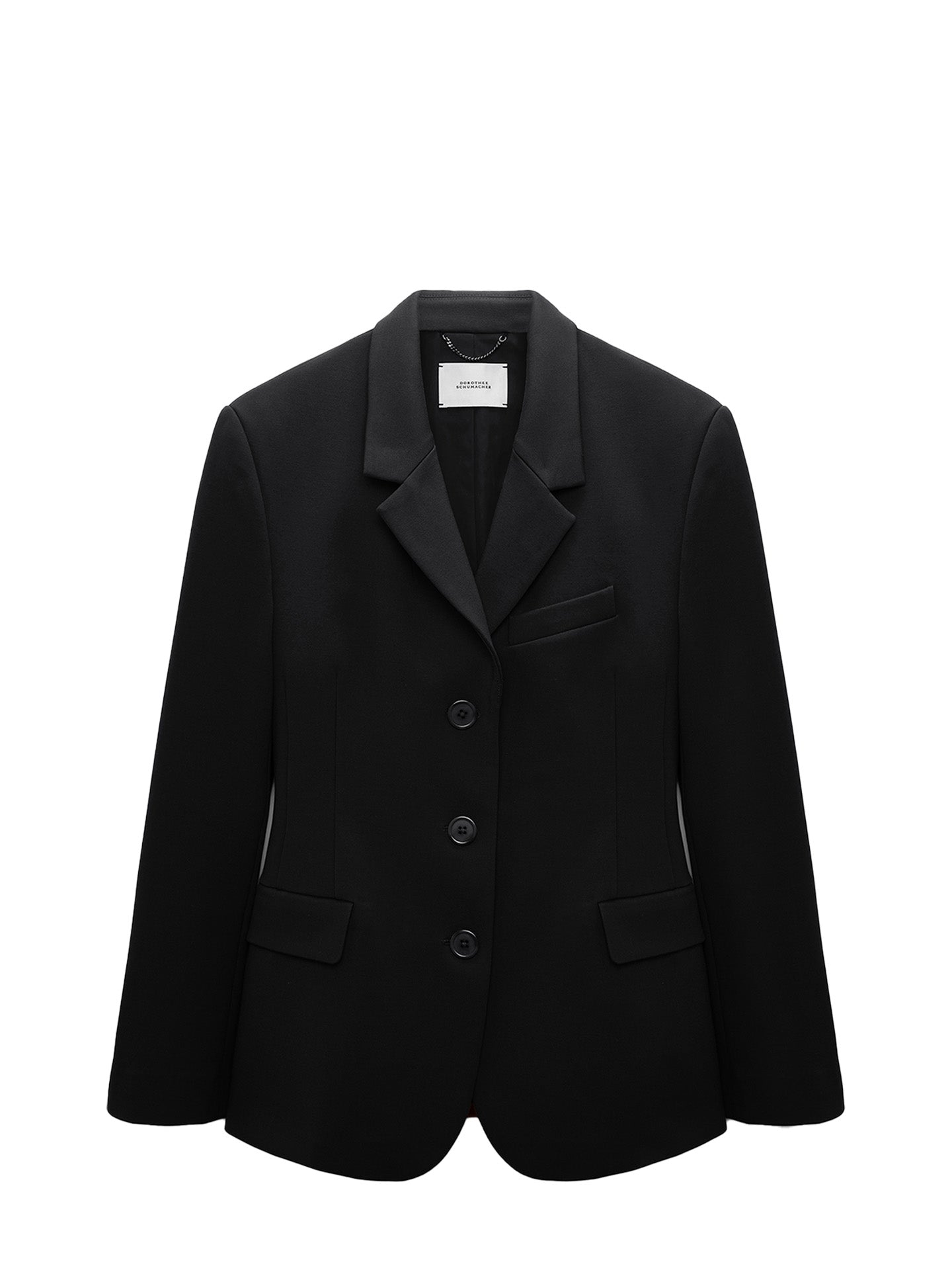 Emotional essence blazer jacket, black