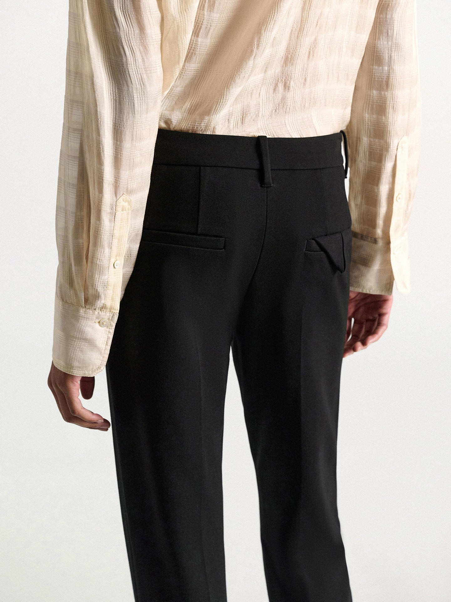 Emotional essence bootcut pants, black