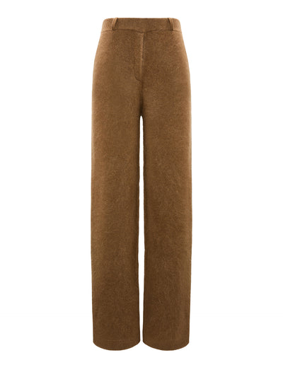 Fluffy statements trousers, brown