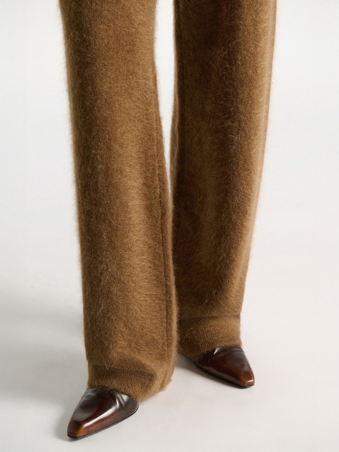 Fluffy statements trousers, brown