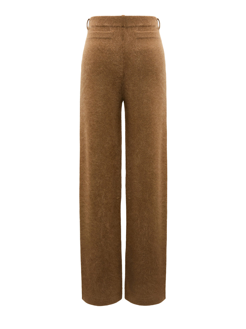 Fluffy statements trousers, brown