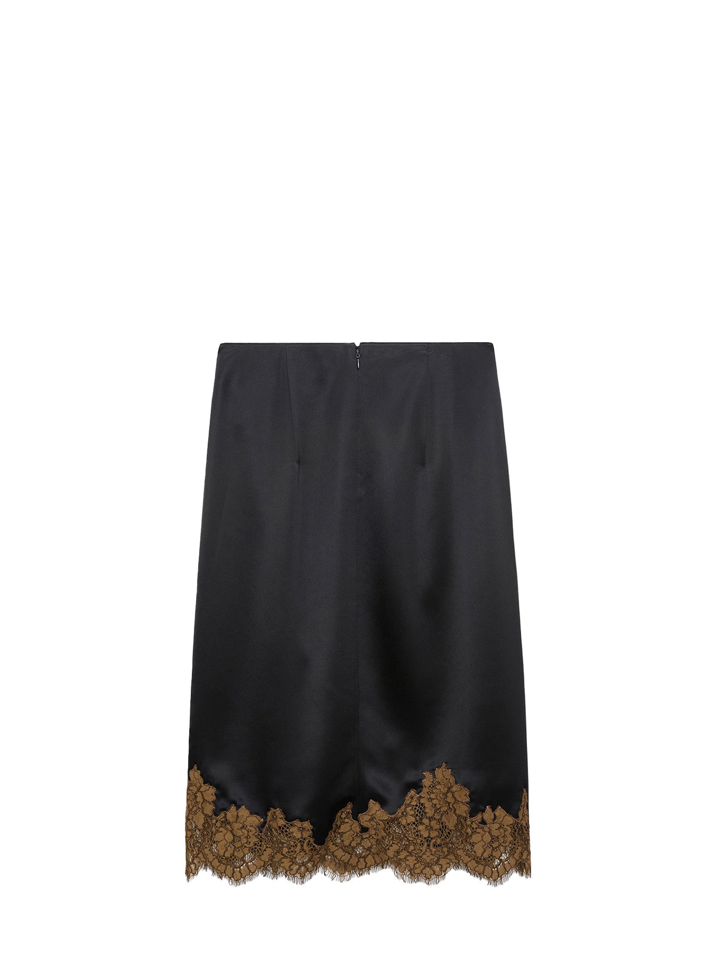 Shiny statement skirt, black