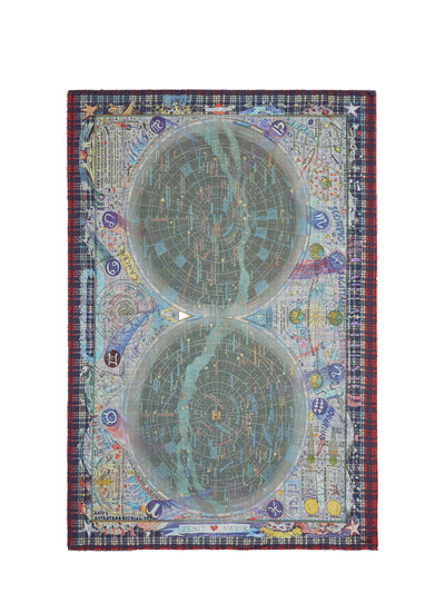Carta celeste modal stole (135x200cm)