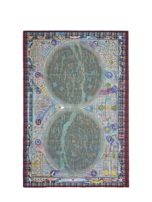 Carta celeste modal stole (135x200cm)