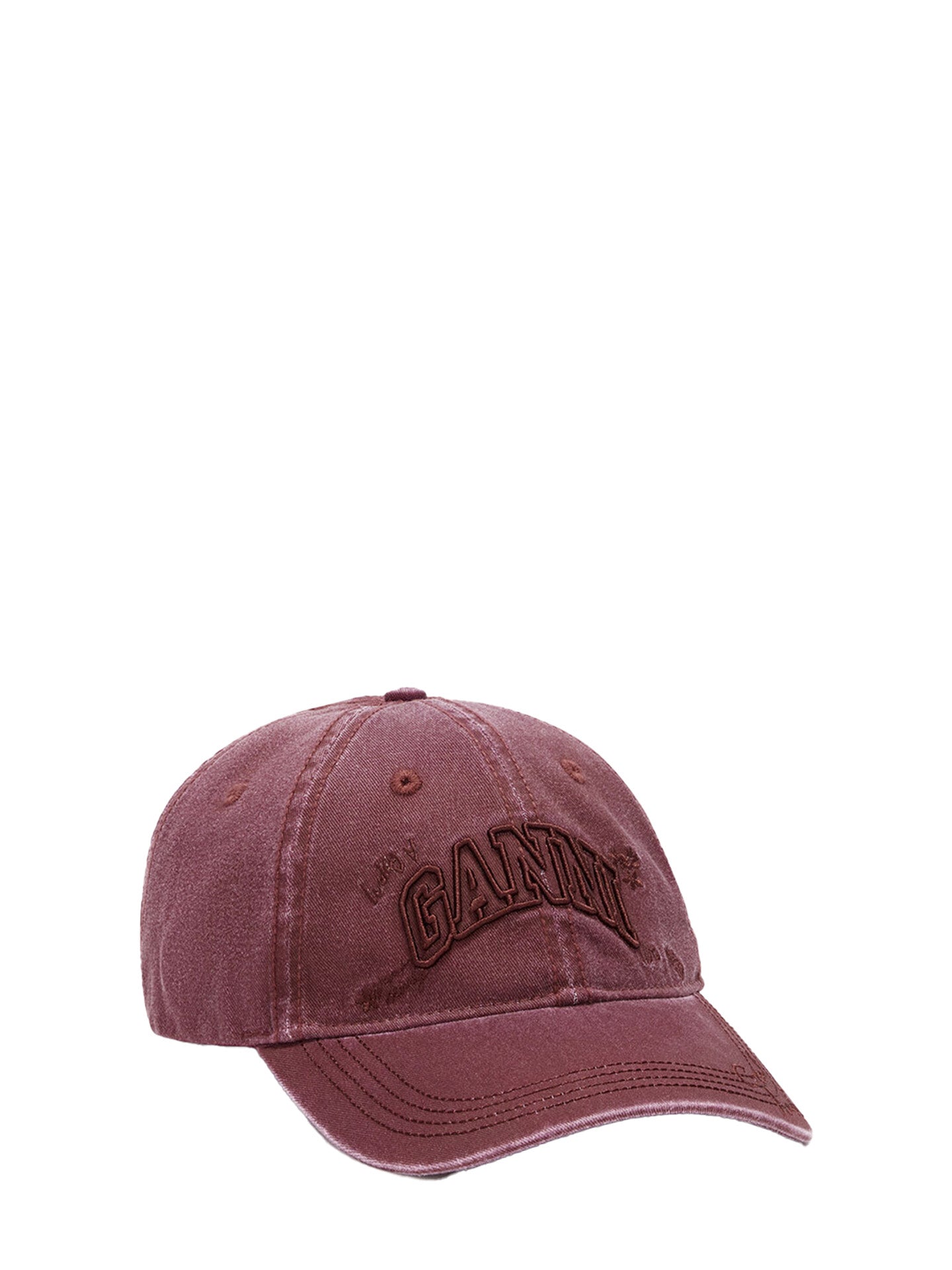 Washed cotton hand writing embroidery cap, port royale