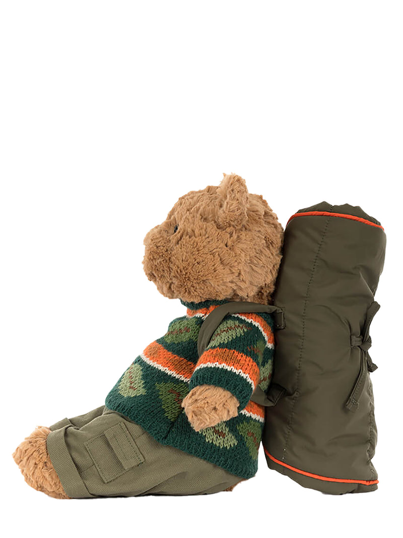 Bartholomew bear hiking outfit, soft toy