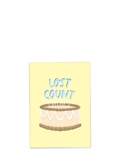 Lost count, birthday card
