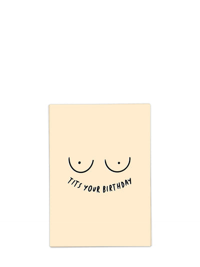Tits Your birthday card