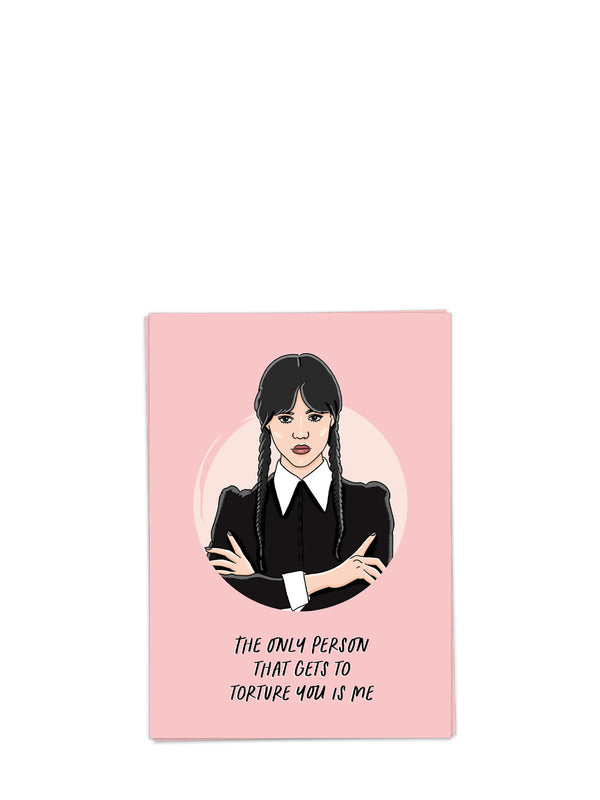 Torture you, Love & friendship card