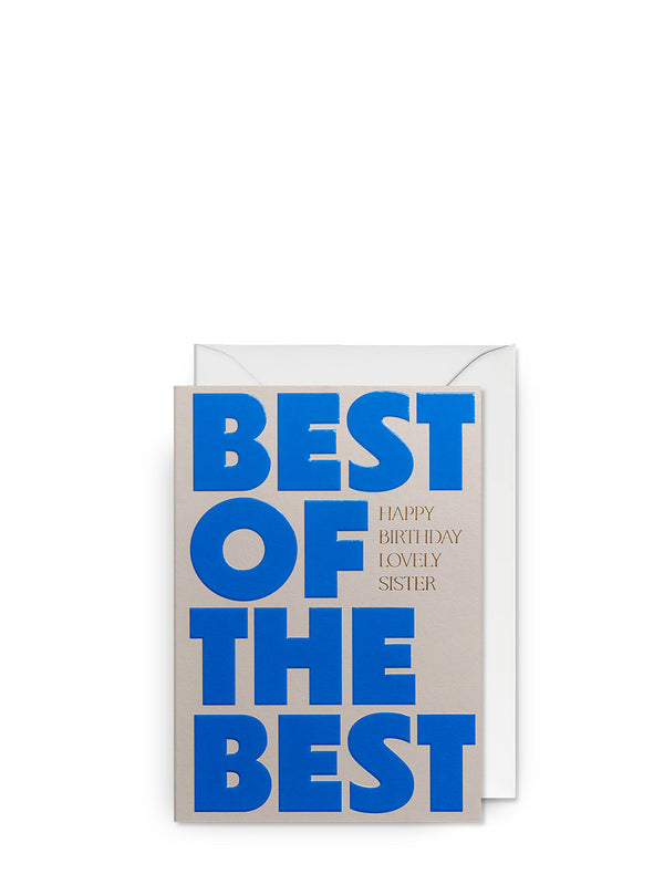 Best of the best sister love & friendship card