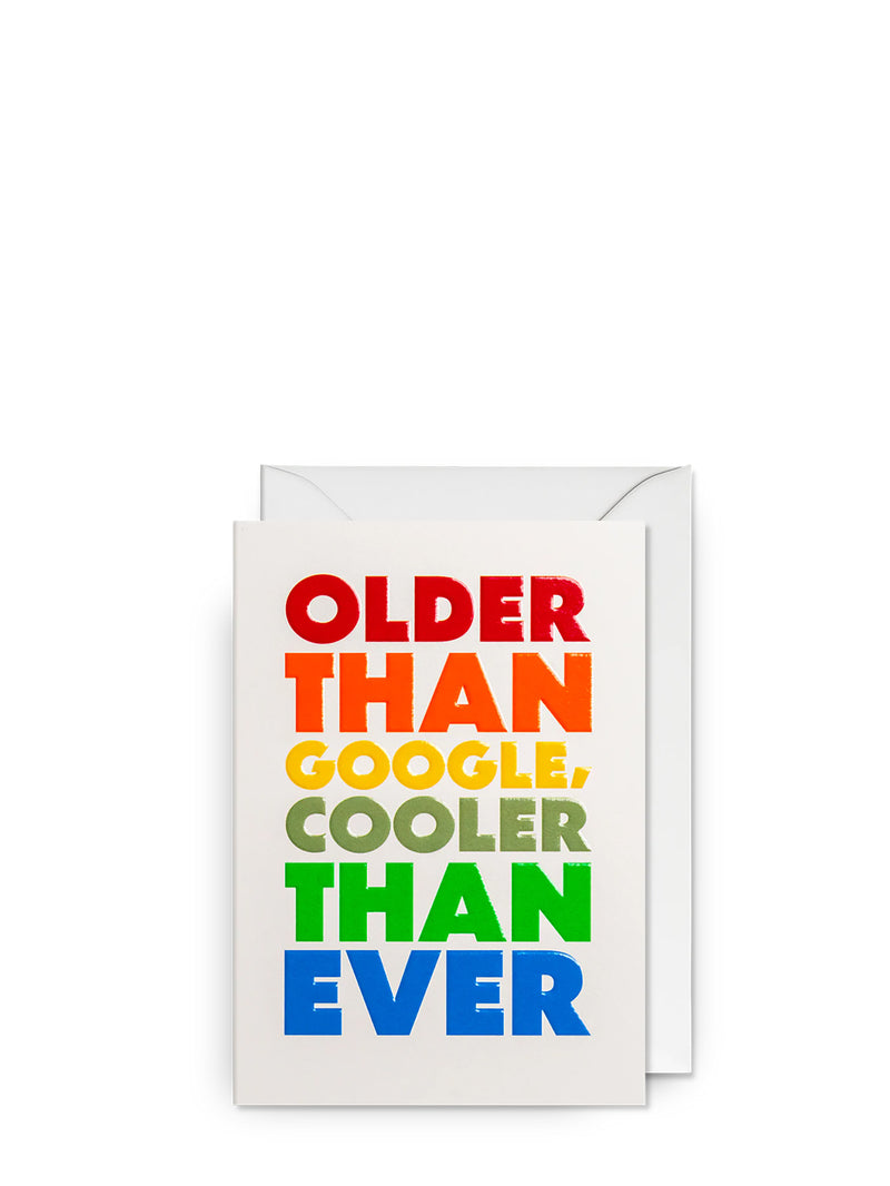 Older than google, birthday card