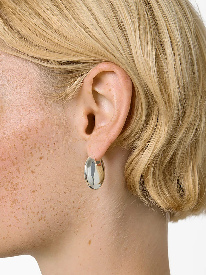 Erin earrings, silver