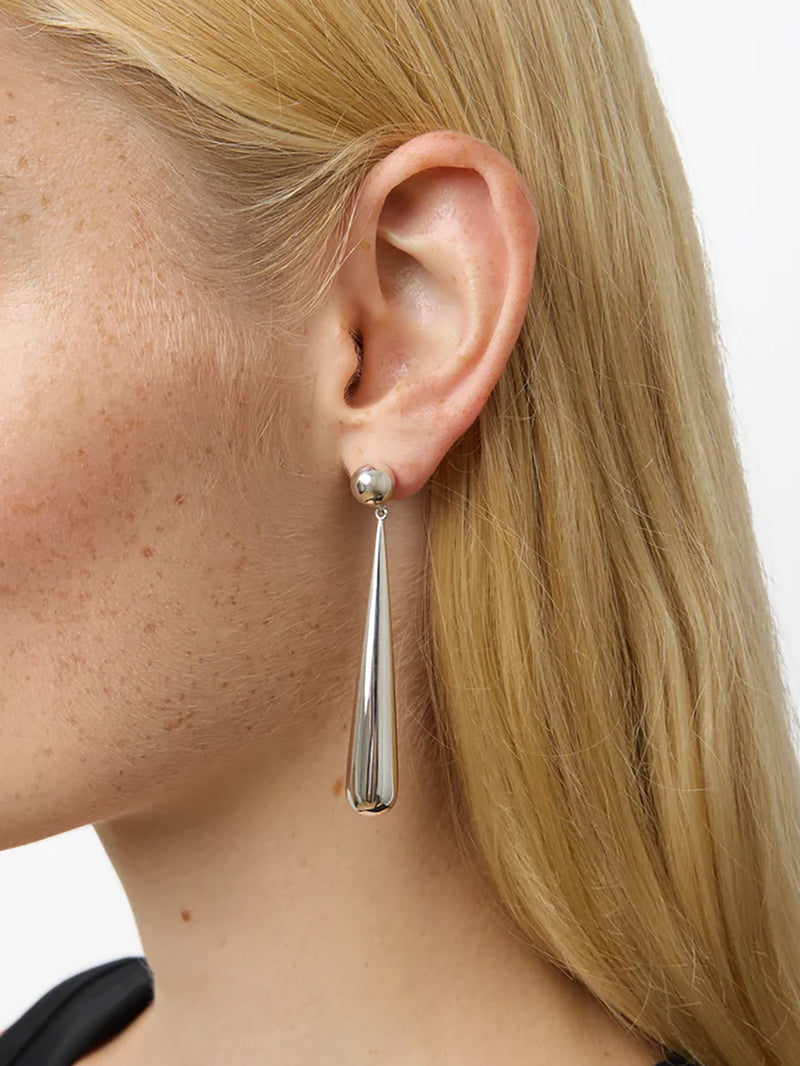 Louise earrings, silver